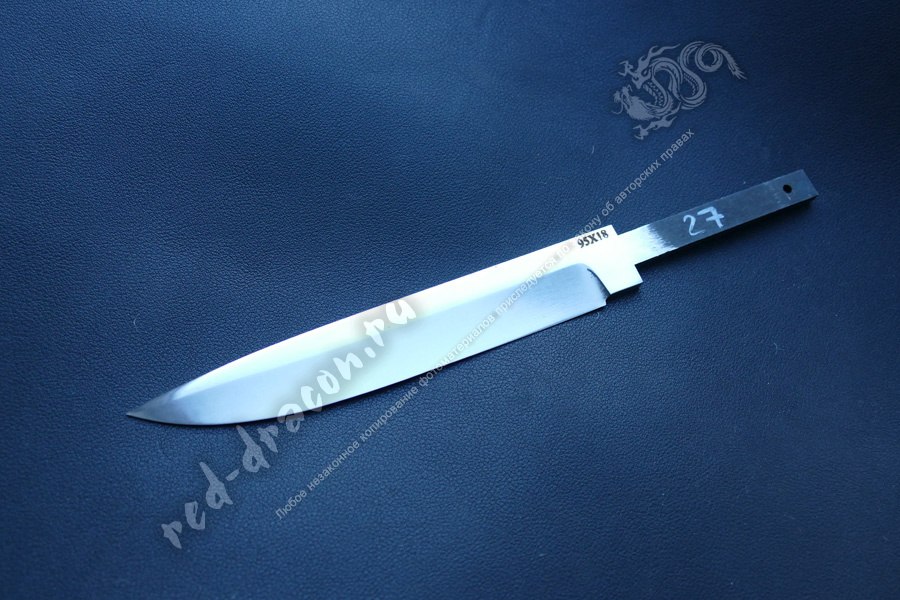 Клинок кованный для ножа 95х18"DAS27"